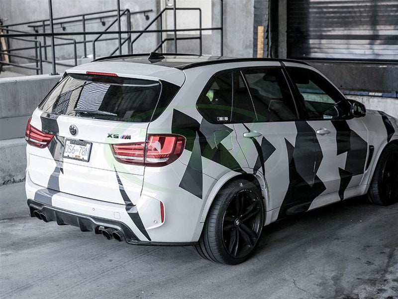 BMW F85 X5M 3D Style Carbon Fiber Diffuser