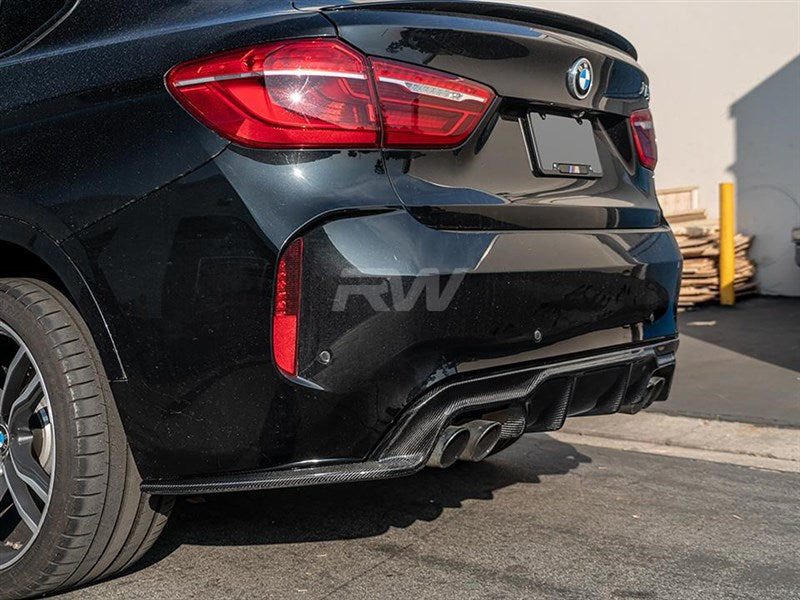BMW F86 X6M 3D Style Carbon Fiber Diffuser