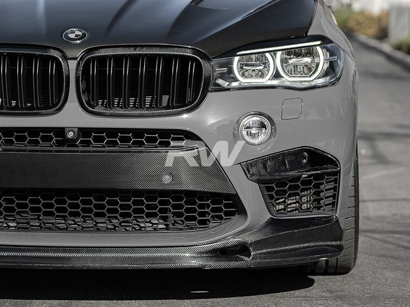 BMW F85 X5M F86 X6M CF Front Bumper Trim