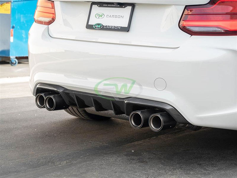 BMW F87 M2 Performance Style CF Rear Diffuser
