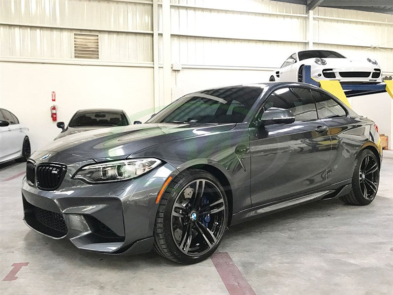 BMW F87 M2 Performance Style Front CF Splitters