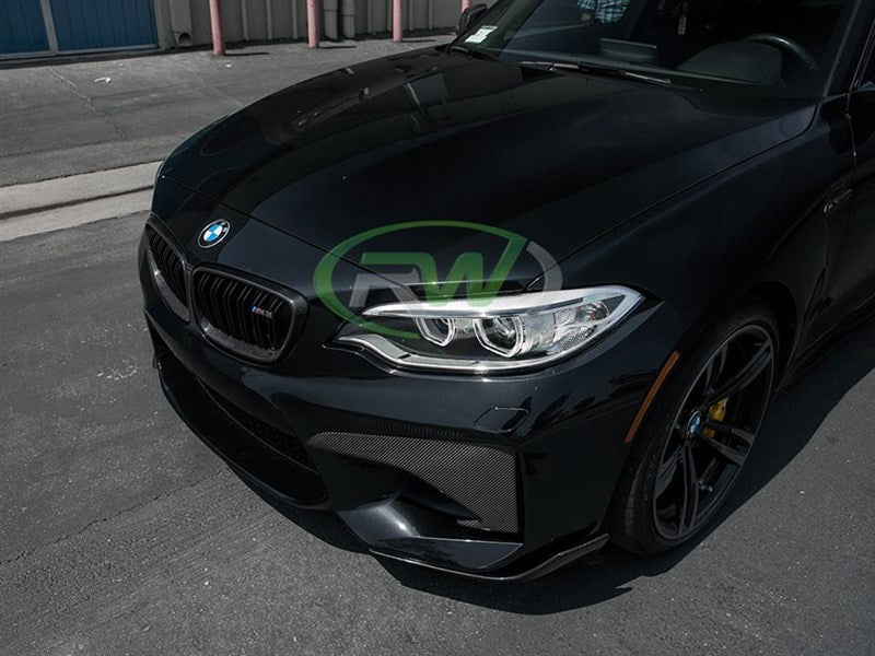 BMW F87 M2 CF Upper Bumper Splitters