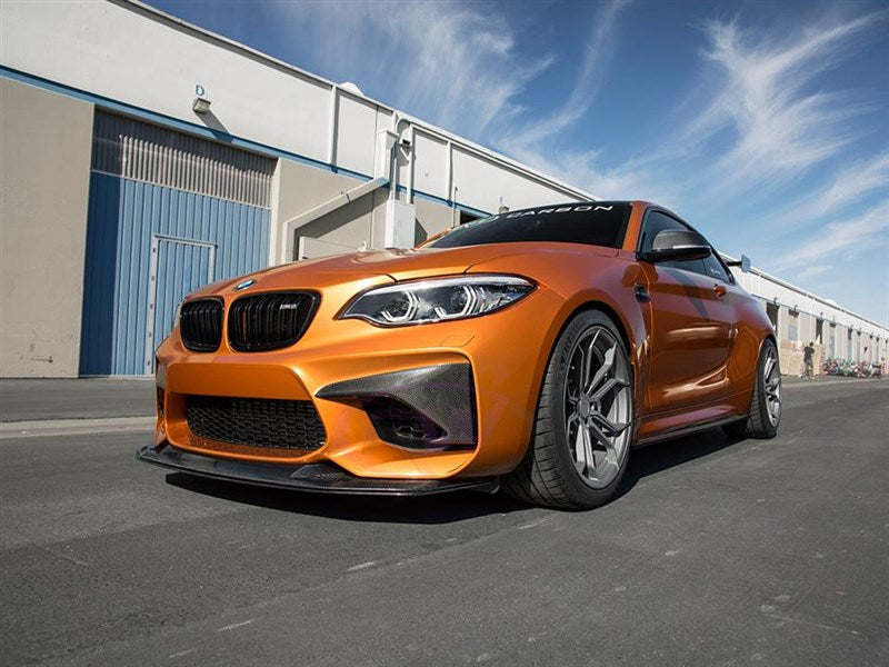 BMW F87 M2 CF Upper Bumper Splitters