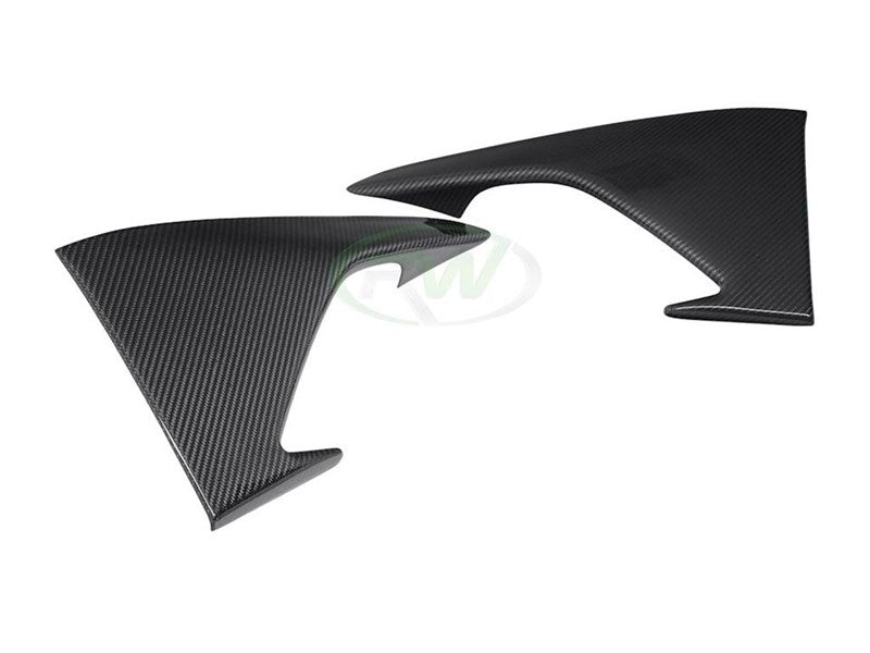 BMW F87 M2 CF Upper Bumper Splitters