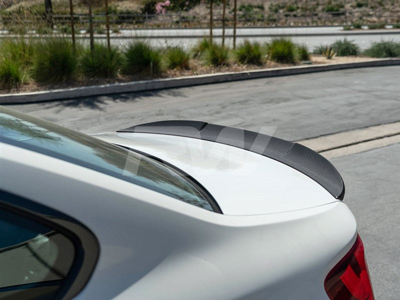 BMW F22 F87 RWS Carbon Fiber Trunk Spoiler Secondary image