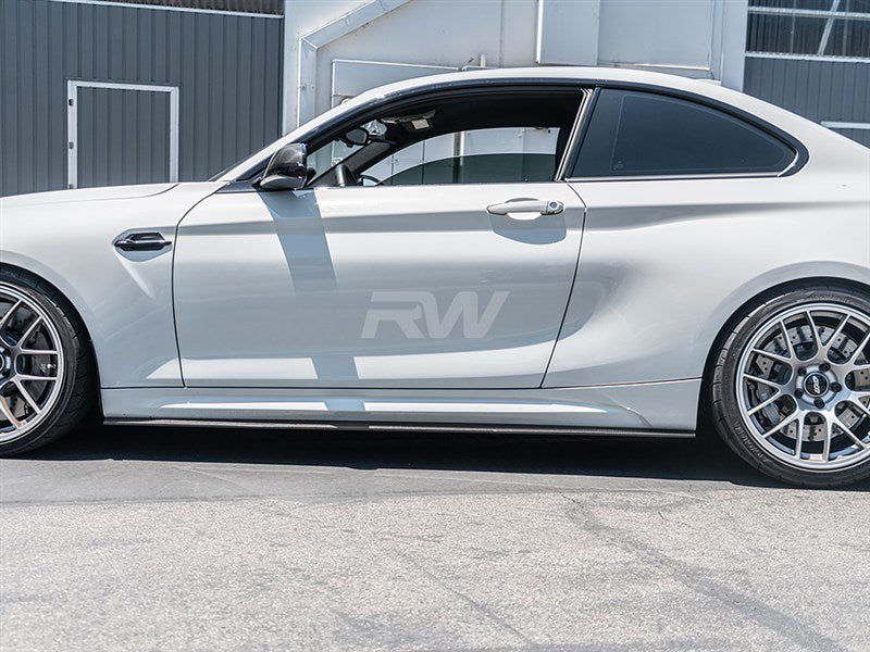 BMW F87 M2 RWS CF Side Skirt Extensions