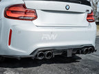 BMW F87 M2 Carbon Fiber Kholen Style Diffuser