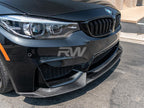 BMW F8X M3 M4 Varis Style CF Front Lip Spoiler