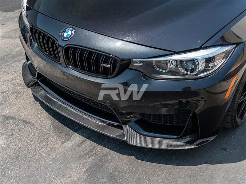 BMW F8X M3 M4 Varis Style CF Front Lip Spoiler Secondary image
