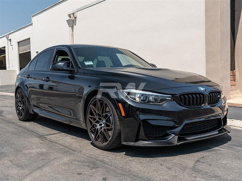 BMW F8X M3 M4 Varis Style CF Front Lip Spoiler