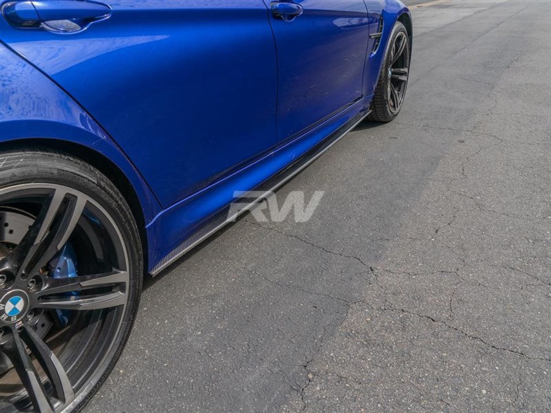 BMW F80 M3 Carbon Fiber Side Skirt Extensions