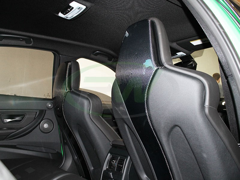 BMW F80 M3/F82 M4 Carbon Fiber Seat Backs Secondary image
