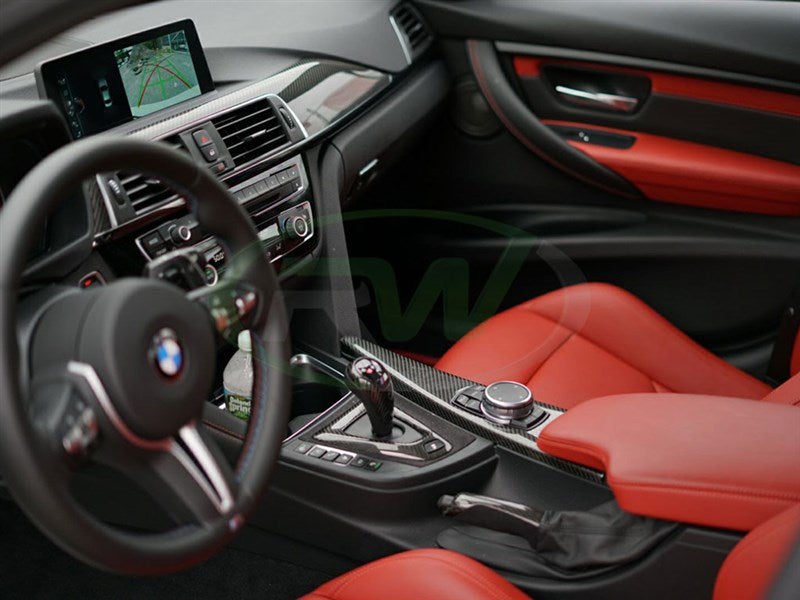 BMW F8x CF / Alcantara Shift Console Trim