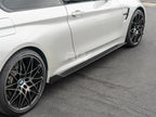 BMW F82 F83 M4 RWS CF Side Skirt Extensions