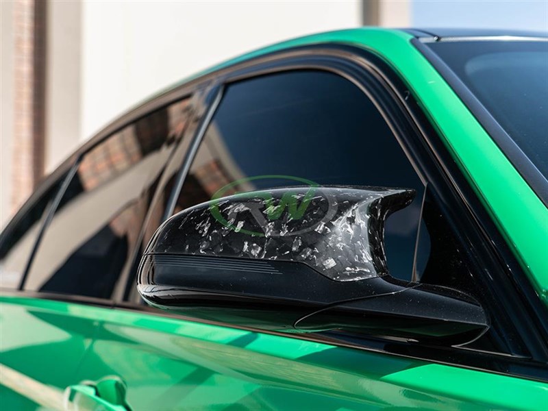 BMW F87 F80 F82 F83 Forged Carbon Mirror Caps Secondary image