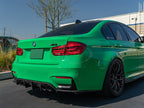 BMW F8X Forged Carbon Rear Bumper Splitters