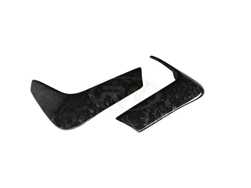 BMW F8X Forged Carbon Rear Bumper Splitters
