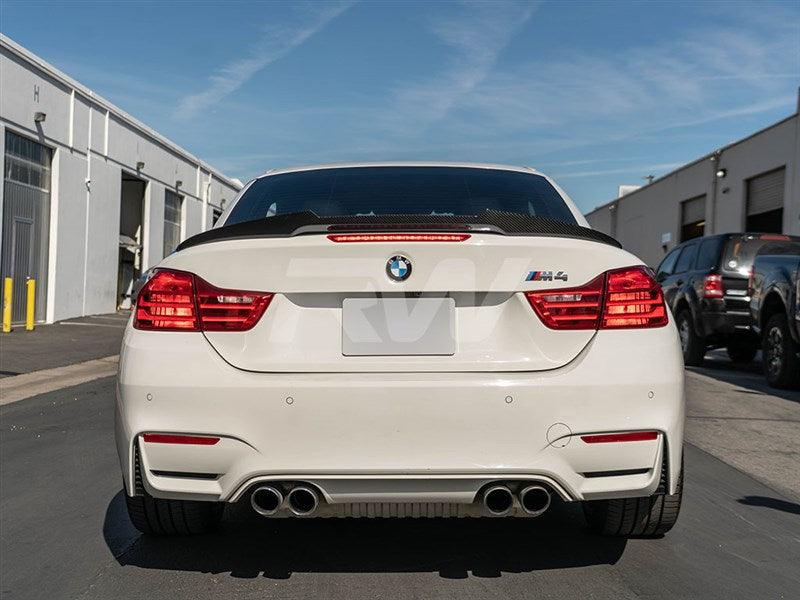 BMW F33 F83 M4 Style Carbon Fiber Trunk Spoiler Secondary image