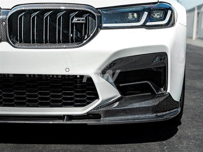 BMW F90 LCI 3D Style Carbon Fiber Front Lip