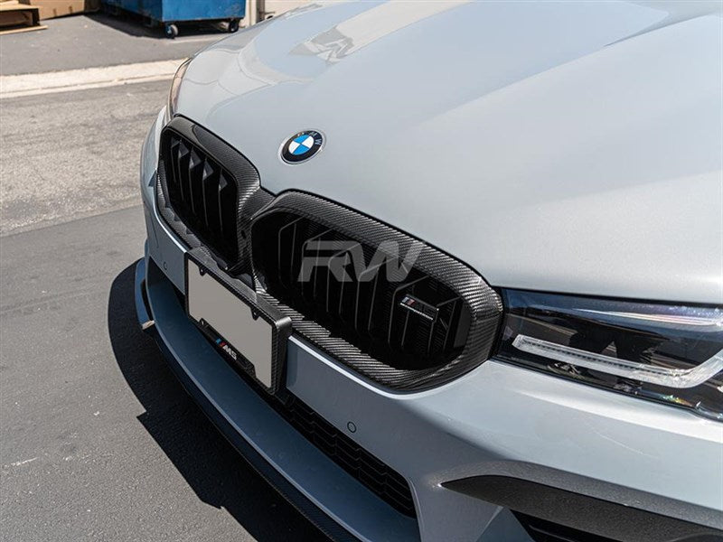 BMW F90 M5 G30 LCI CF Grille Surrounds