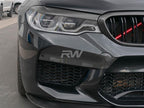BMW F90 M5 CF Upper Bumper Splitters 18-20