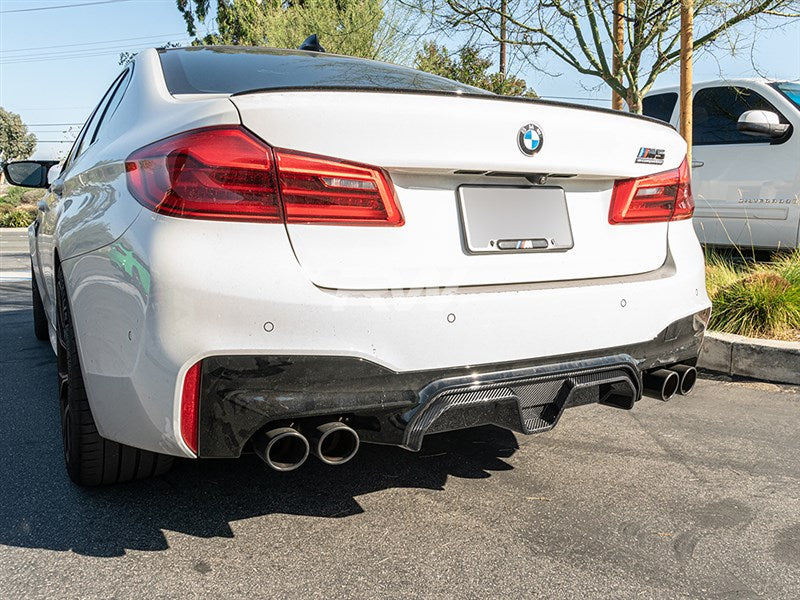 BMW F90 M5 CS Style Carbon Fiber Diffuser