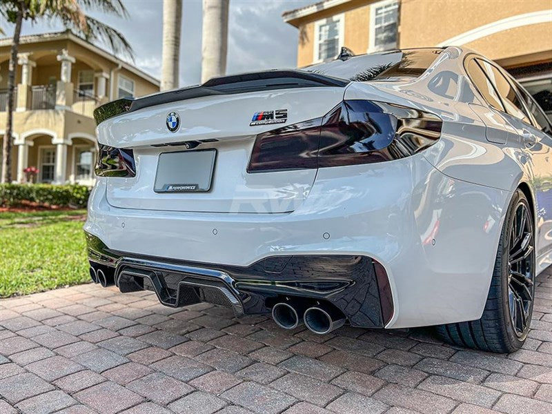 BMW F90 M5 CS Style Carbon Fiber Diffuser