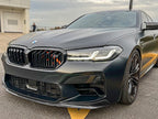 BMW F90 M5 LCI CS Style Carbon Fiber Front Lip