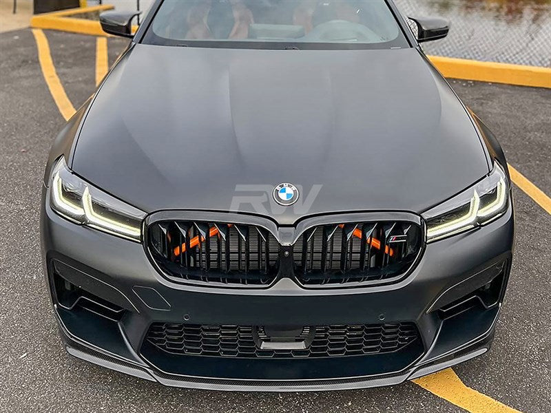 BMW F90 M5 LCI CS Style Carbon Fiber Front Lip Secondary image