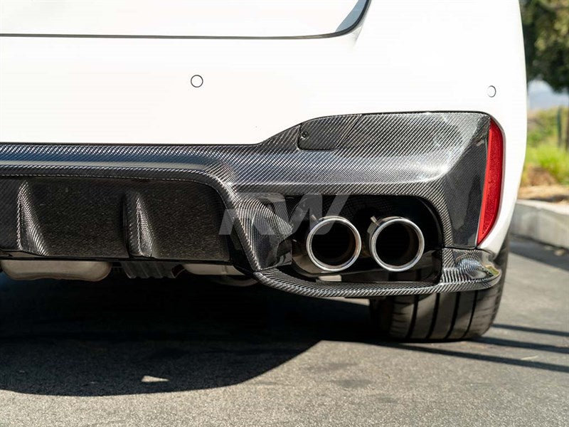 BMW F90 M5 3D Style Carbon Fiber Diffuser