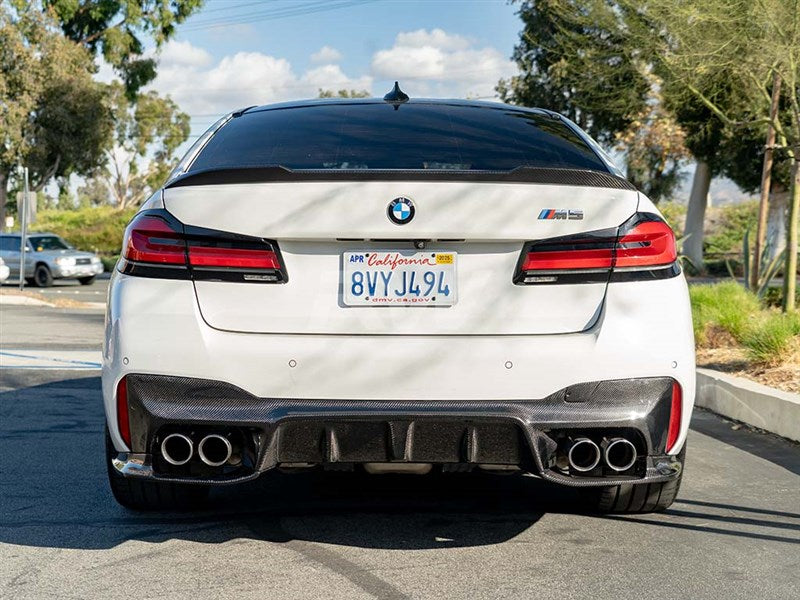 BMW F90 M5 3D Style Carbon Fiber Diffuser