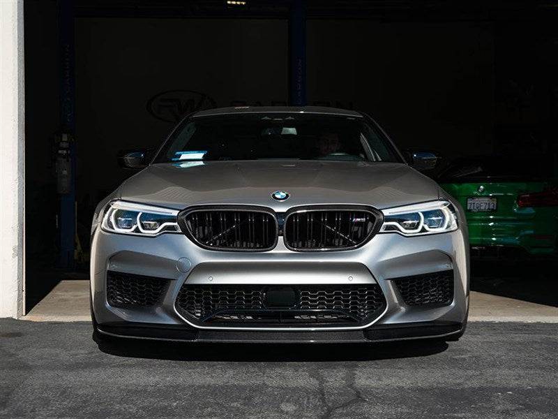 BMW F90 M5 RWS Carbon Fiber Front Lip Spoiler