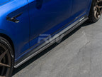 BMW G30 F90 RWS CF Side Skirt Extensions