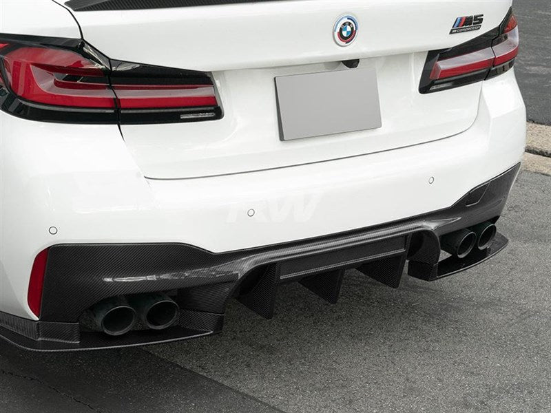 BMW F90 M5 RWS Carbon Fiber Rear Diffuser