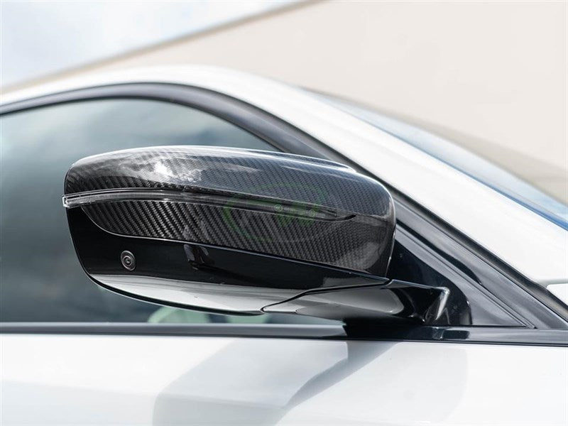 BMW M5 M8 M850i Carbon Fiber Mirror Caps Secondary image