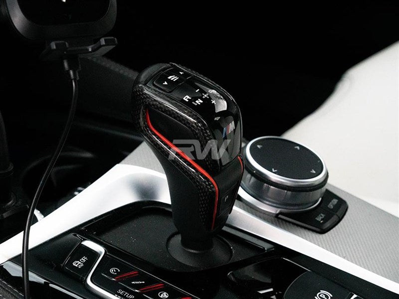 BMW F90 F97 F98 Carbon Fiber Gear Selector Secondary image
