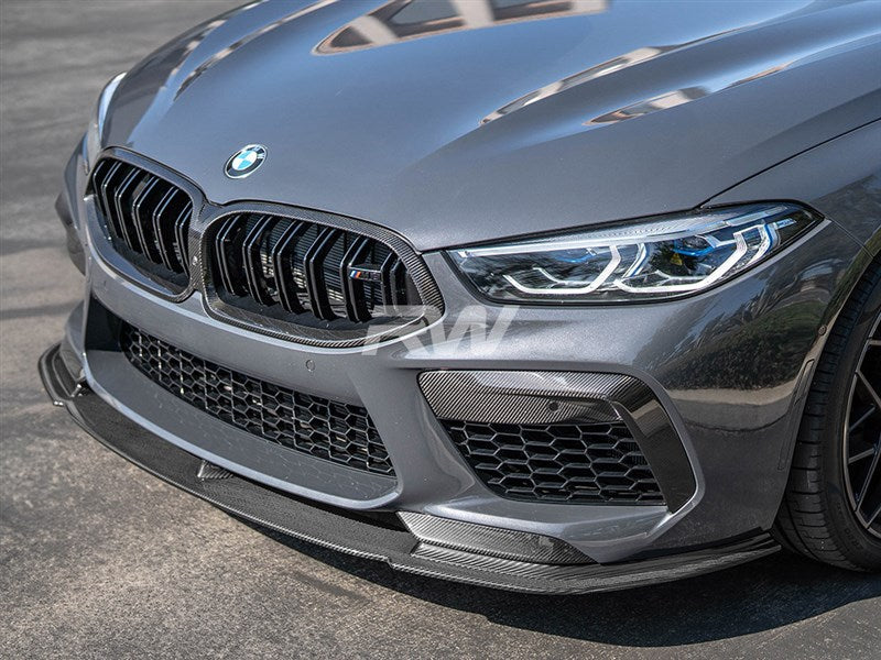 BMW F9x M8 / 8-Series CF Grille Surrounds 19-22 Secondary image
