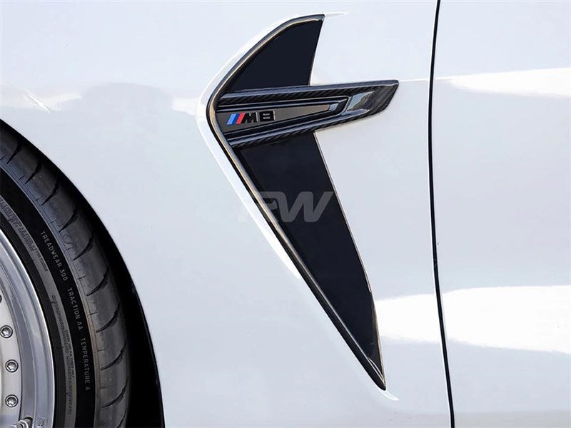BMW F91 F92 F93 M8 Carbon Fiber Fender Trims