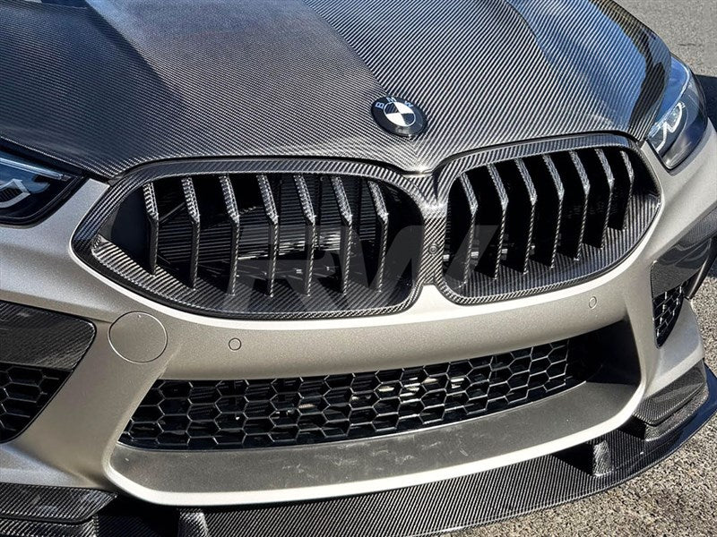 BMW M8 / 8-Series Dry CF Grille Replacement
