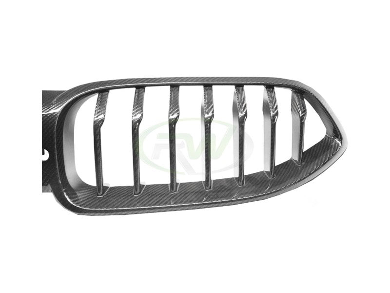 BMW M8 / 8-Series Dry CF Grille Replacement