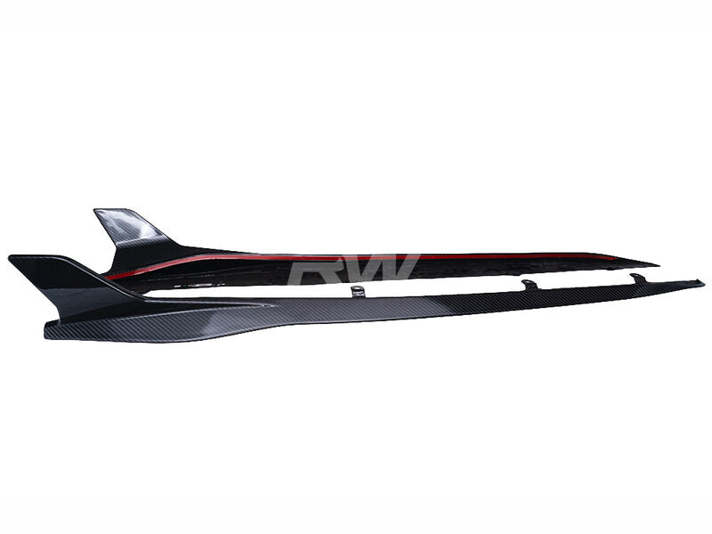 BMW G16 F93 M8 SQ Style Carbon Fiber Side Skirts