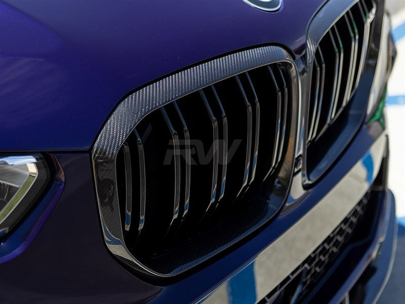 BMW F95 X5M Carbon Fiber Grille Surround