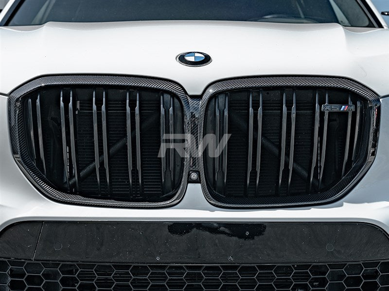 BMW F95 X5M Carbon Fiber Grille Surround
