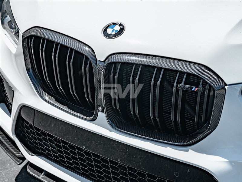 BMW F95 X5M Carbon Fiber Grille Surround
