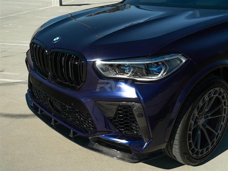 BMW F95 X5M RWS Carbon Fiber Front Lip Spoiler