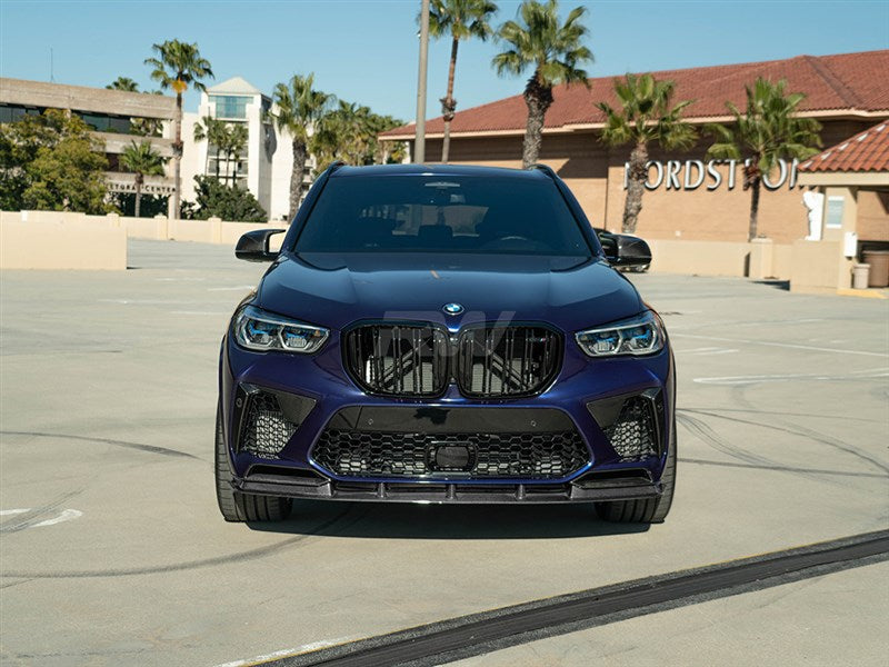 BMW F95 X5M RWS Carbon Fiber Front Lip Spoiler