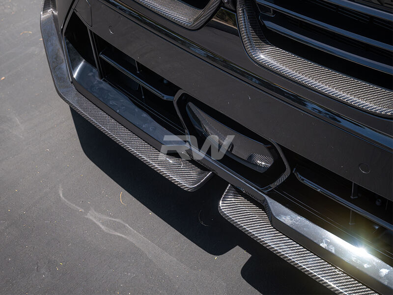 BMW F95 X5M LCI Carbon Fiber Front Lip