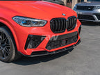 BMW F95 X5M Carbon Fiber Front Lip Spoiler