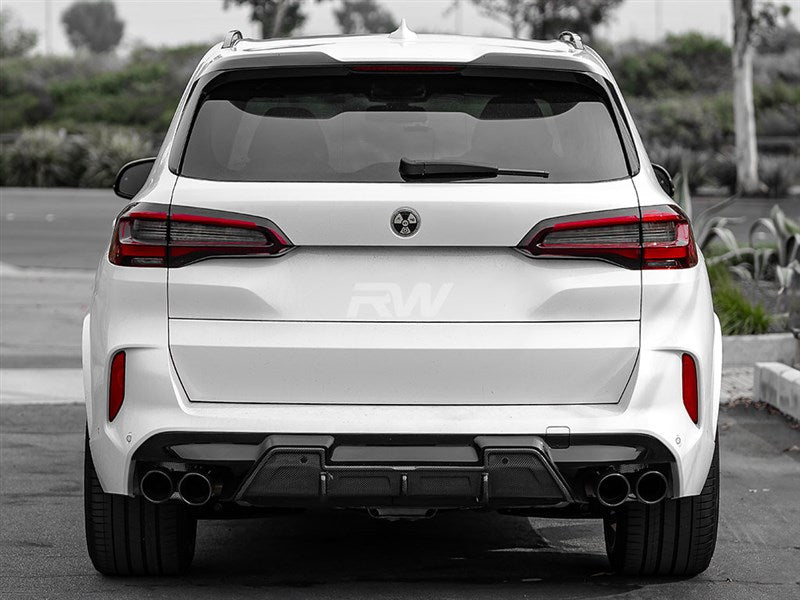 BMW F95 X5M F96 X6M DTM CF Rear Diffuser