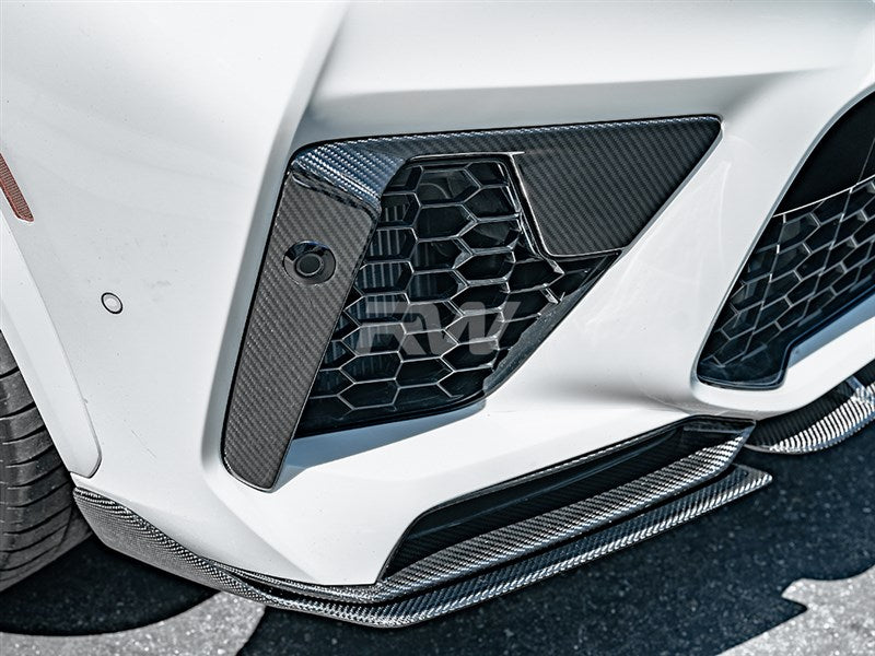 BMW F95 X5M Carbon Fiber Front Air Duct Trims
